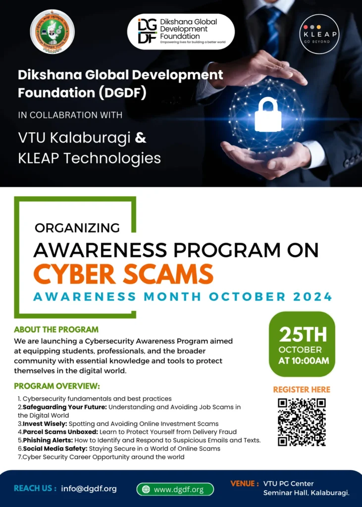 cyber security awareness program at VTU kalaburagi.